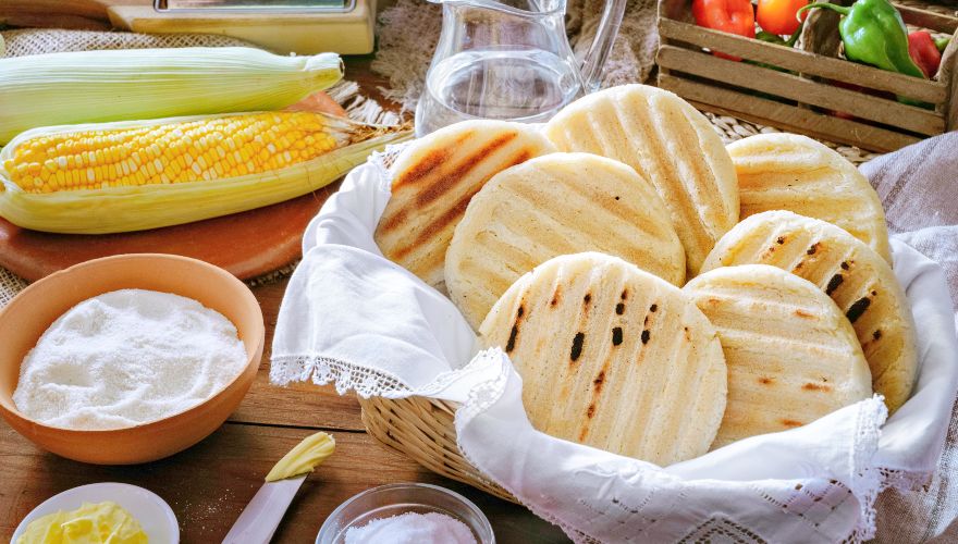 Arepas como las aliadas para hacer almuerzos caseros grandiosos y deliciosos